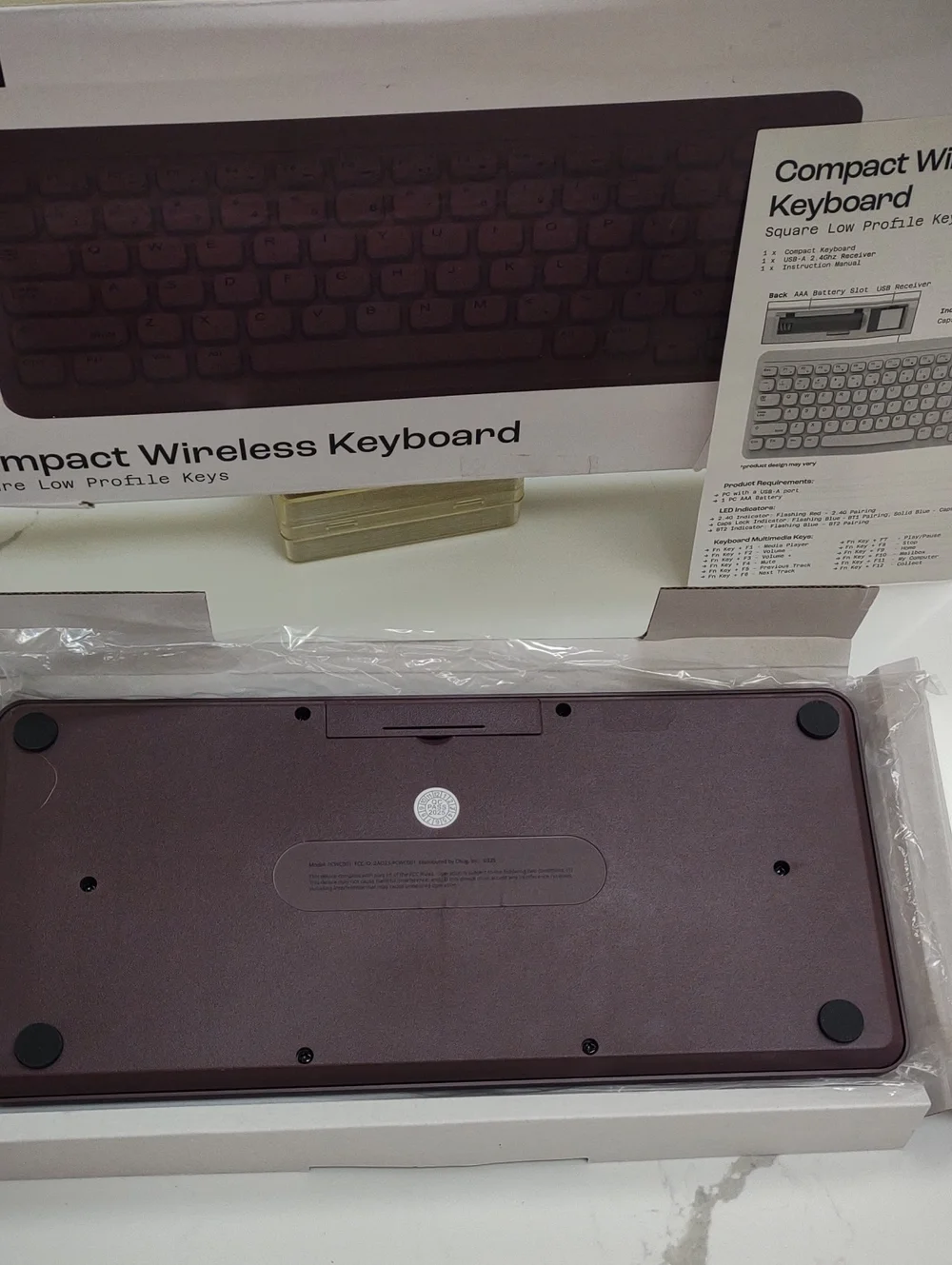 $5 Compact Square Key Wireless Keyboard By North From Target
